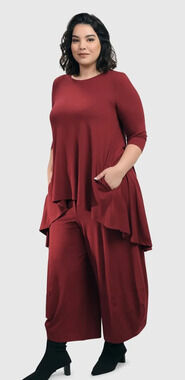 Alembika NWT Essential Punto Pants, Plum Size 5 (14-16)